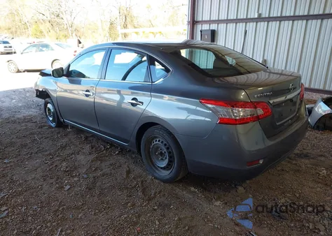 2015 Nissan Sentra S из США, поврежденный, VIN 3N1AB7AP1FY256247
